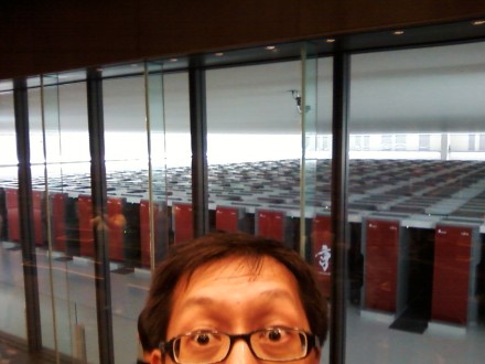 Rich at the K Supercomputer facility in Kobe, Japan